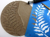 Gelli Arts Corrugated Cardboard Stamp